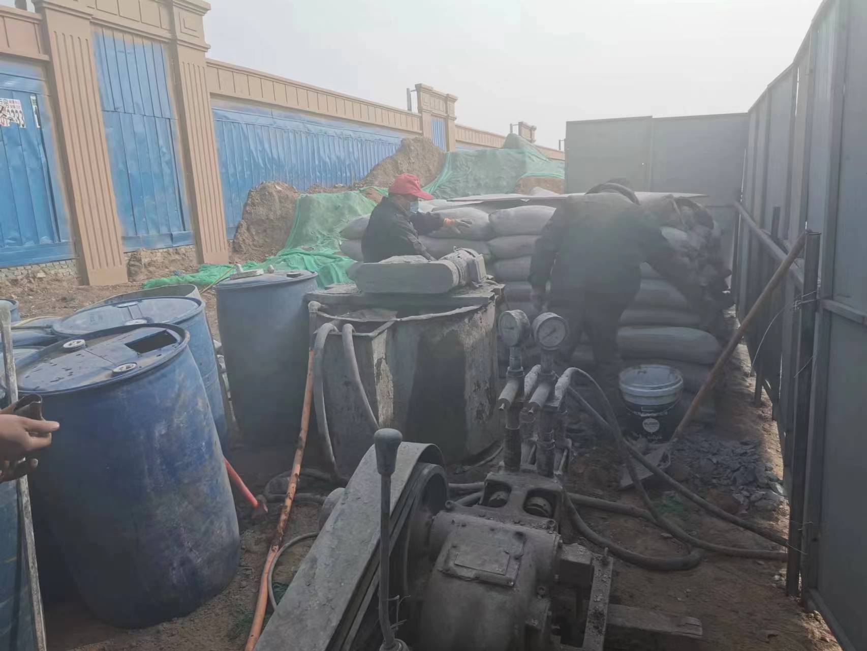 达拉特地基沉降注浆加固